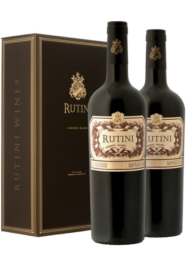 Rutini Cabernet Malbec | Estuche 2 botellas