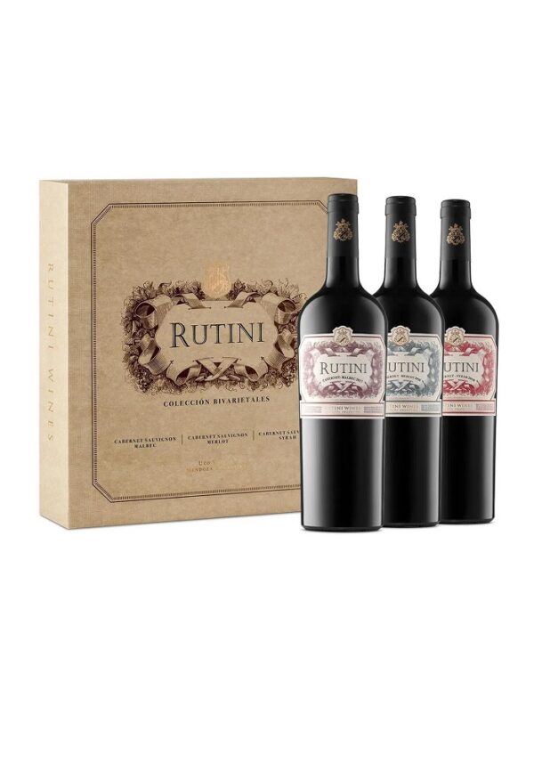 Rutini 3 botellas BLENDS l Estuche Cartón